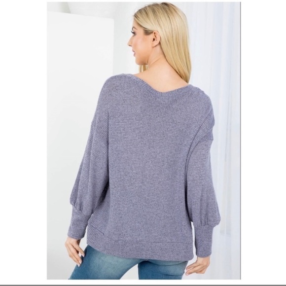 NWT Ginger G Women’s Lavender sweater, size small. - Picture 3 of 6